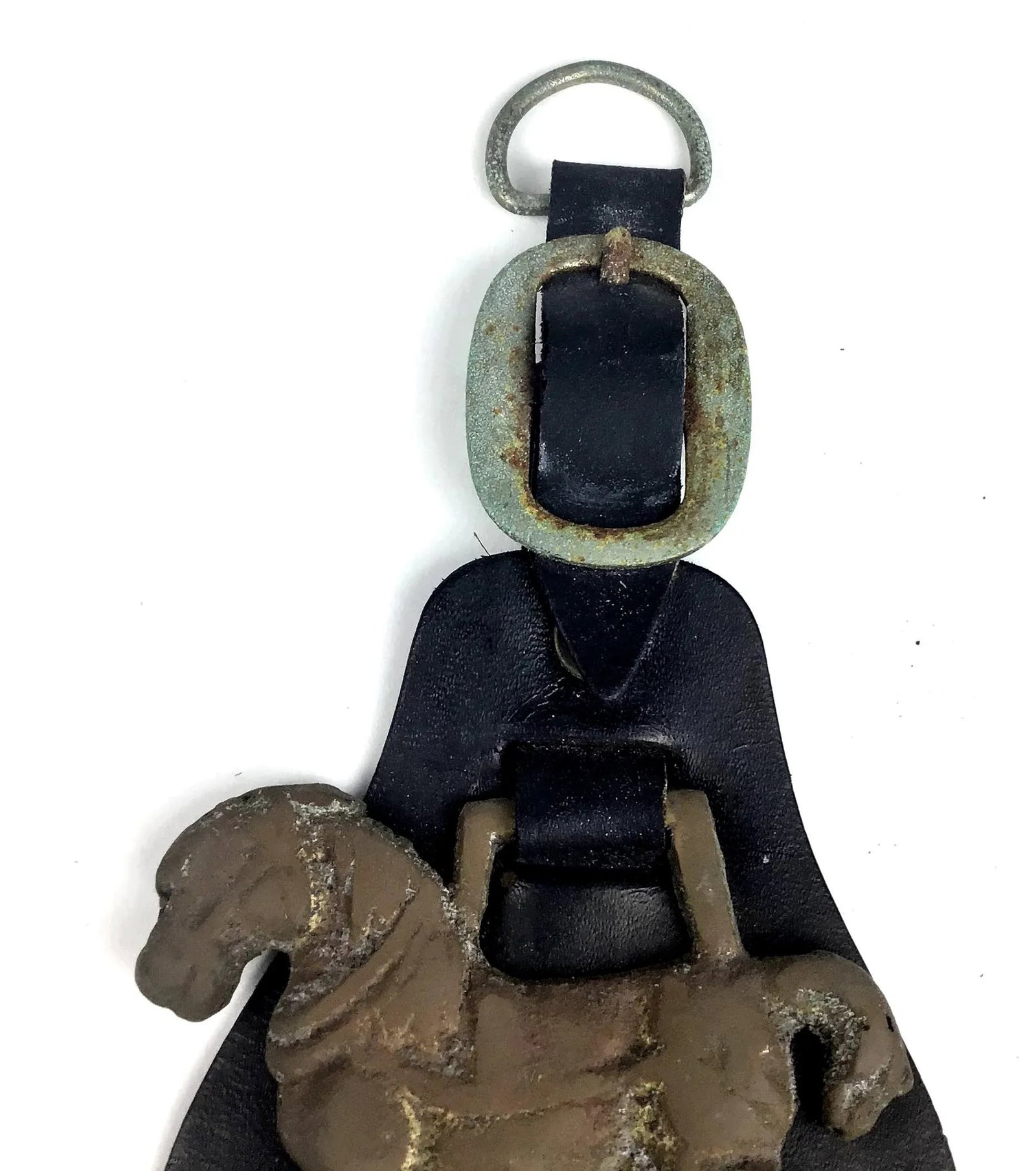 Leather & Brass Civil War Saddle Accessory - 7