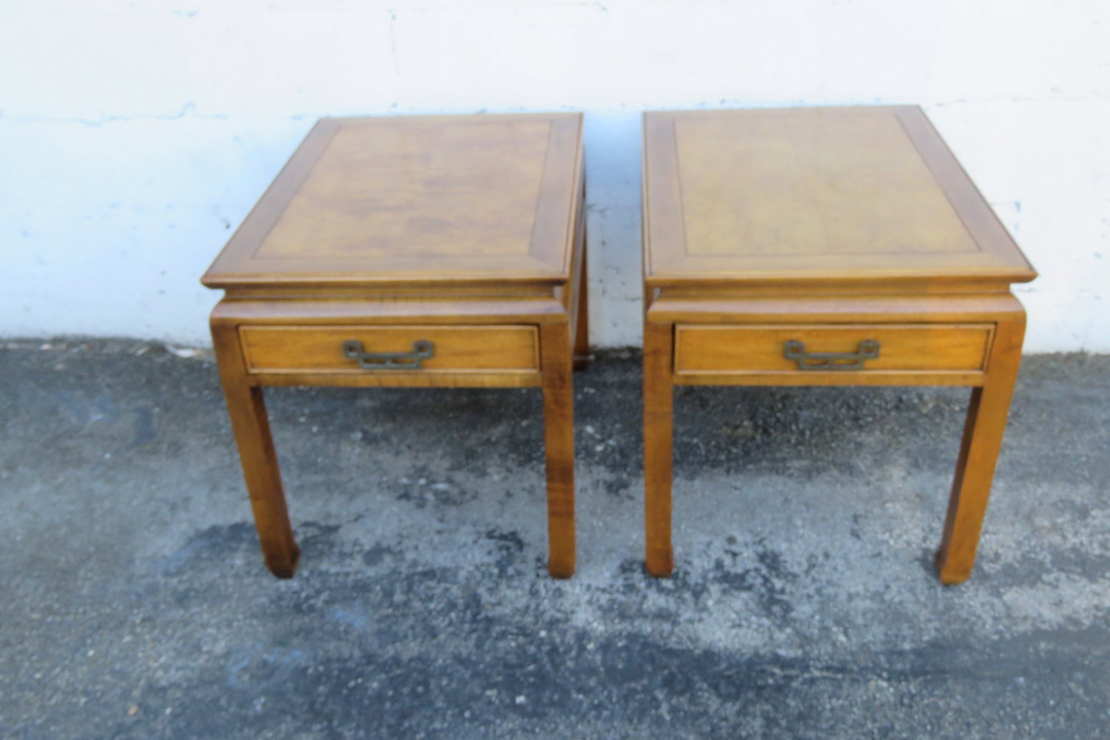 Century Furniture Hollywood Regency Pair of Side End Tables 6262 - 10