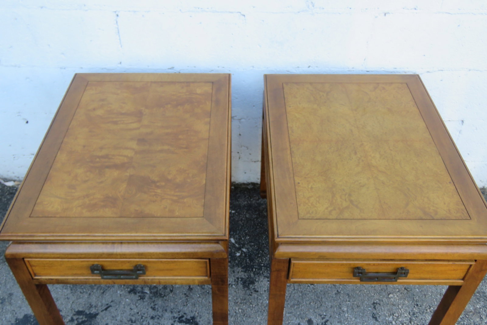 Century Furniture Hollywood Regency Pair of Side End Tables 6262 - 13