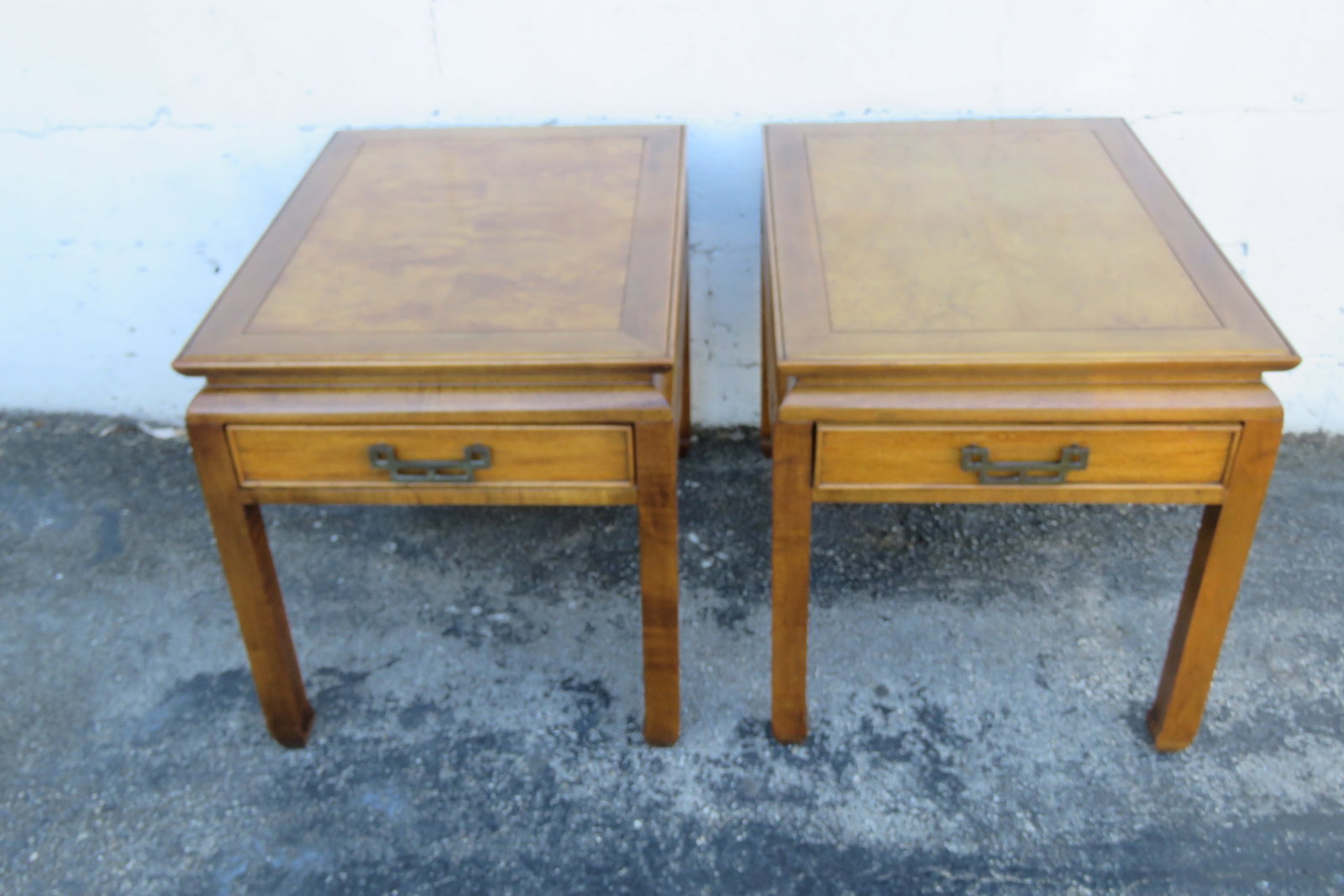 Century Furniture Hollywood Regency Pair of Side End Tables 6262 - 14