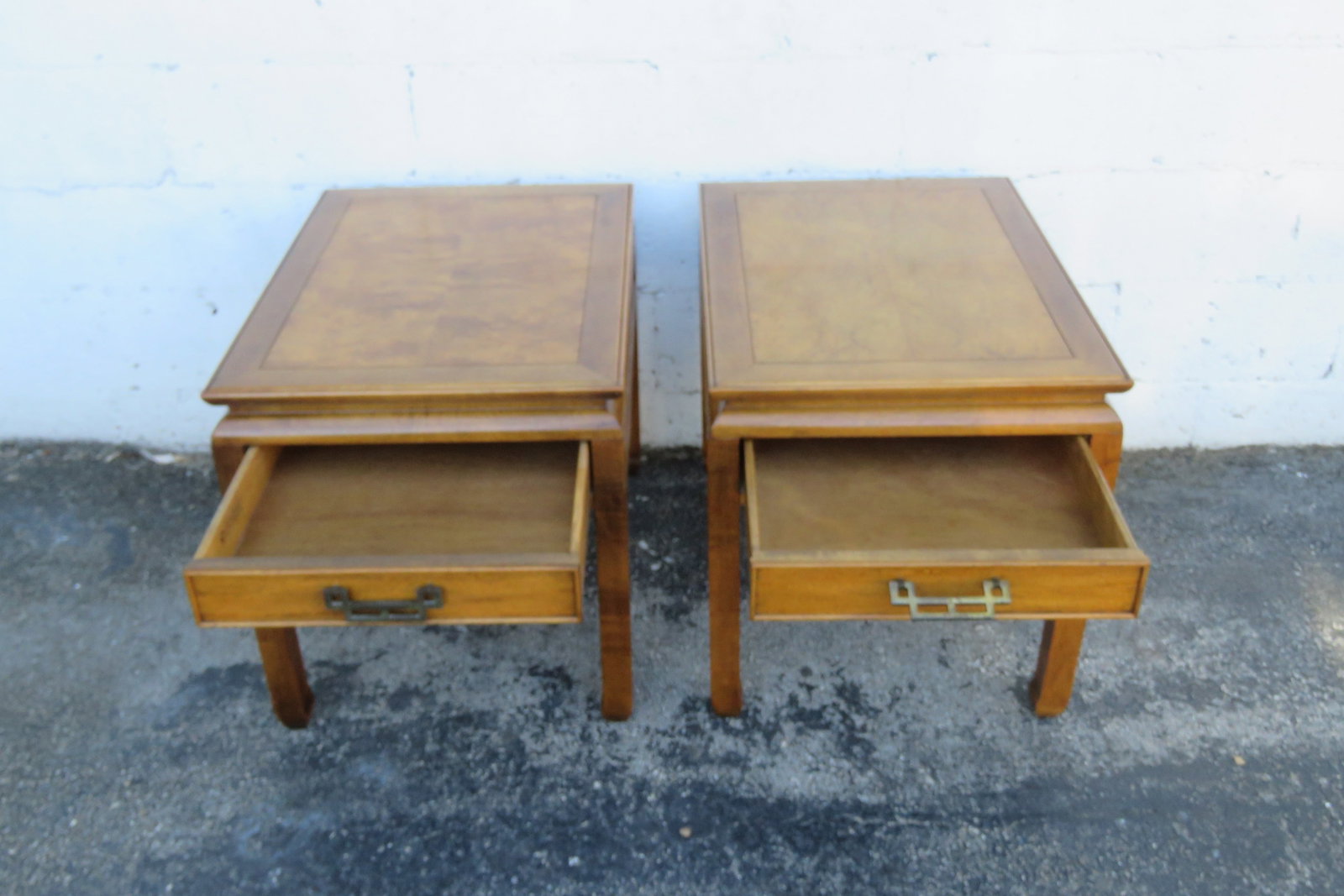 Century Furniture Hollywood Regency Pair of Side End Tables 6262 - 2