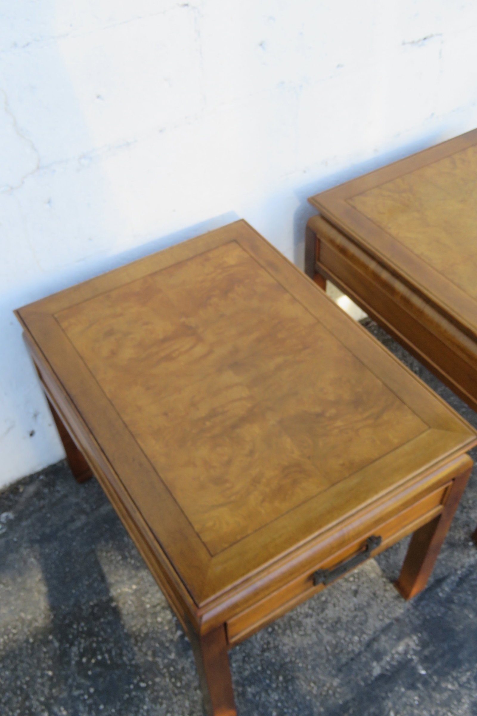 Century Furniture Hollywood Regency Pair of Side End Tables 6262 - 7
