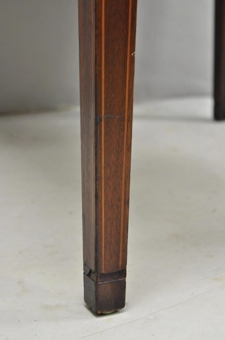 Antique Kittinger Colonial Williamsburg Cw-27 Mahogany Drop Leaf Pembroke Table - 10