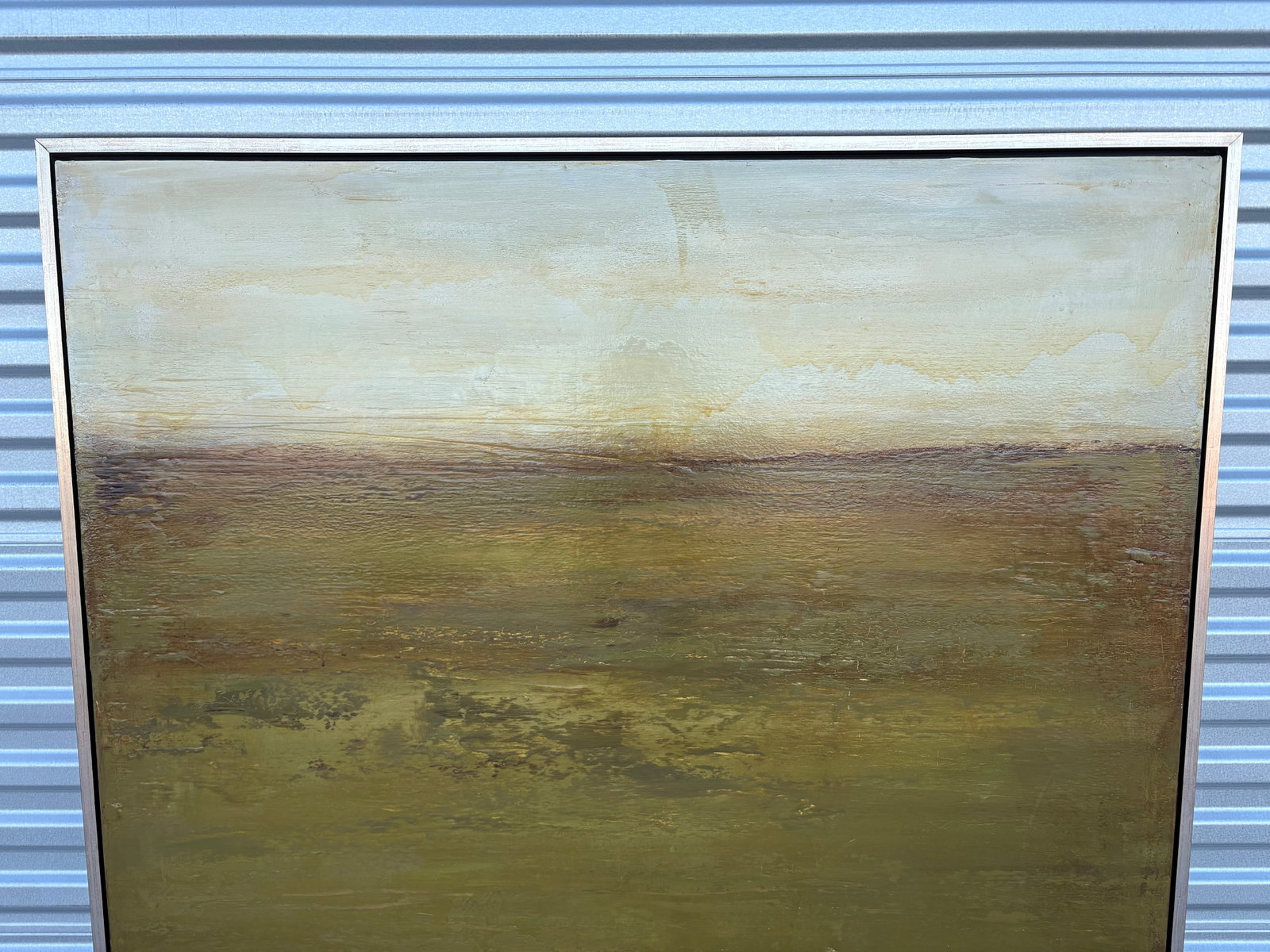 1980s Large Post-Modern Abstract Painting - 4