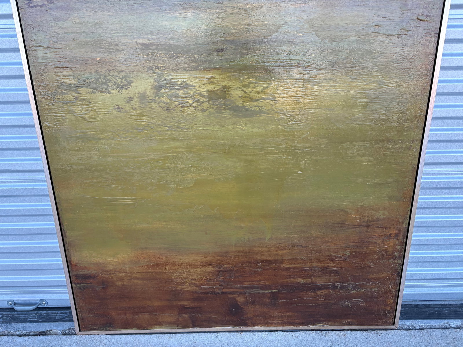 1980s Large Post-Modern Abstract Painting - 7
