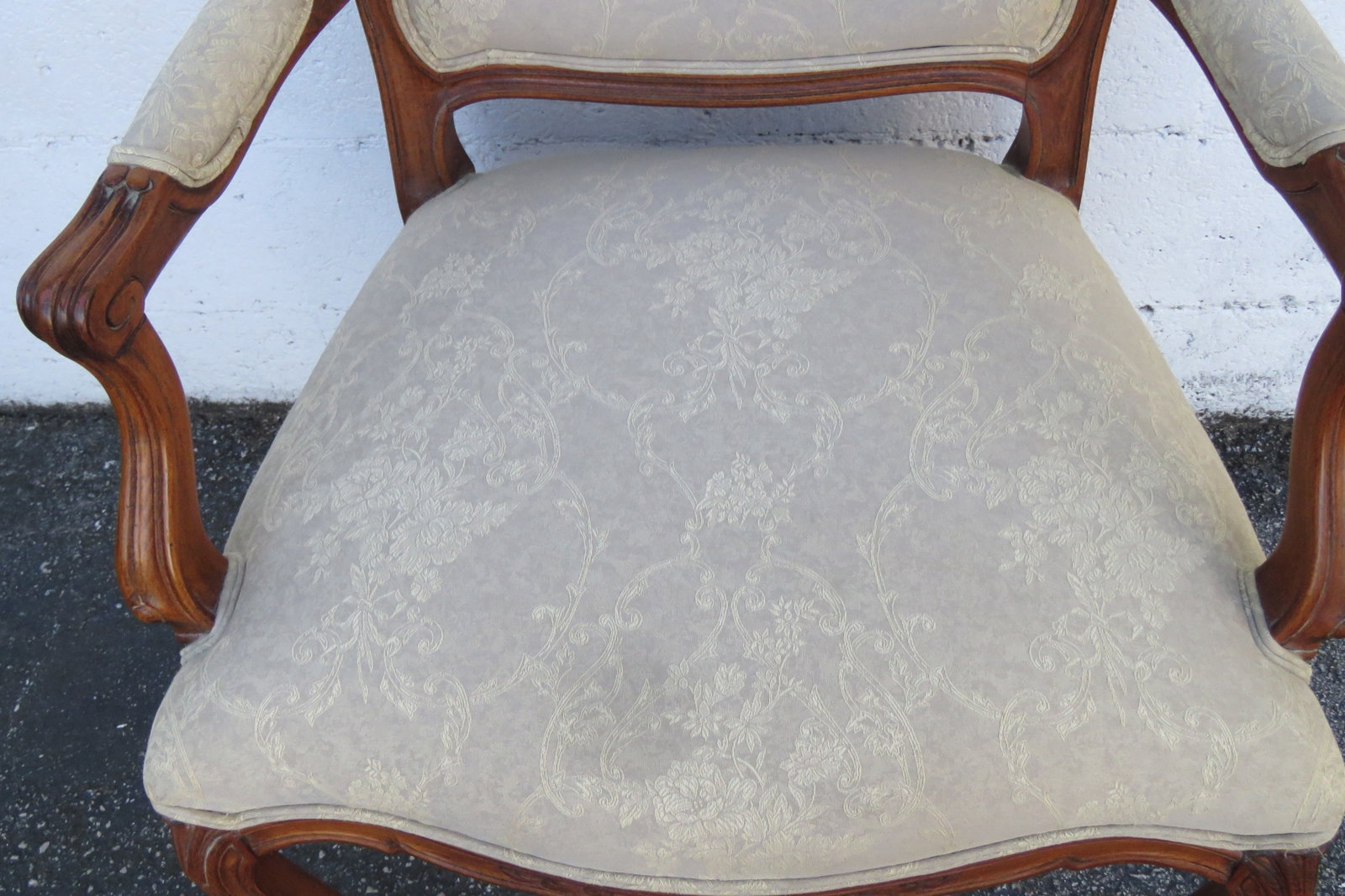 Ethan Allen French Living Bed Room Den Fireplace Side Chairs a Pair 6261 - 12