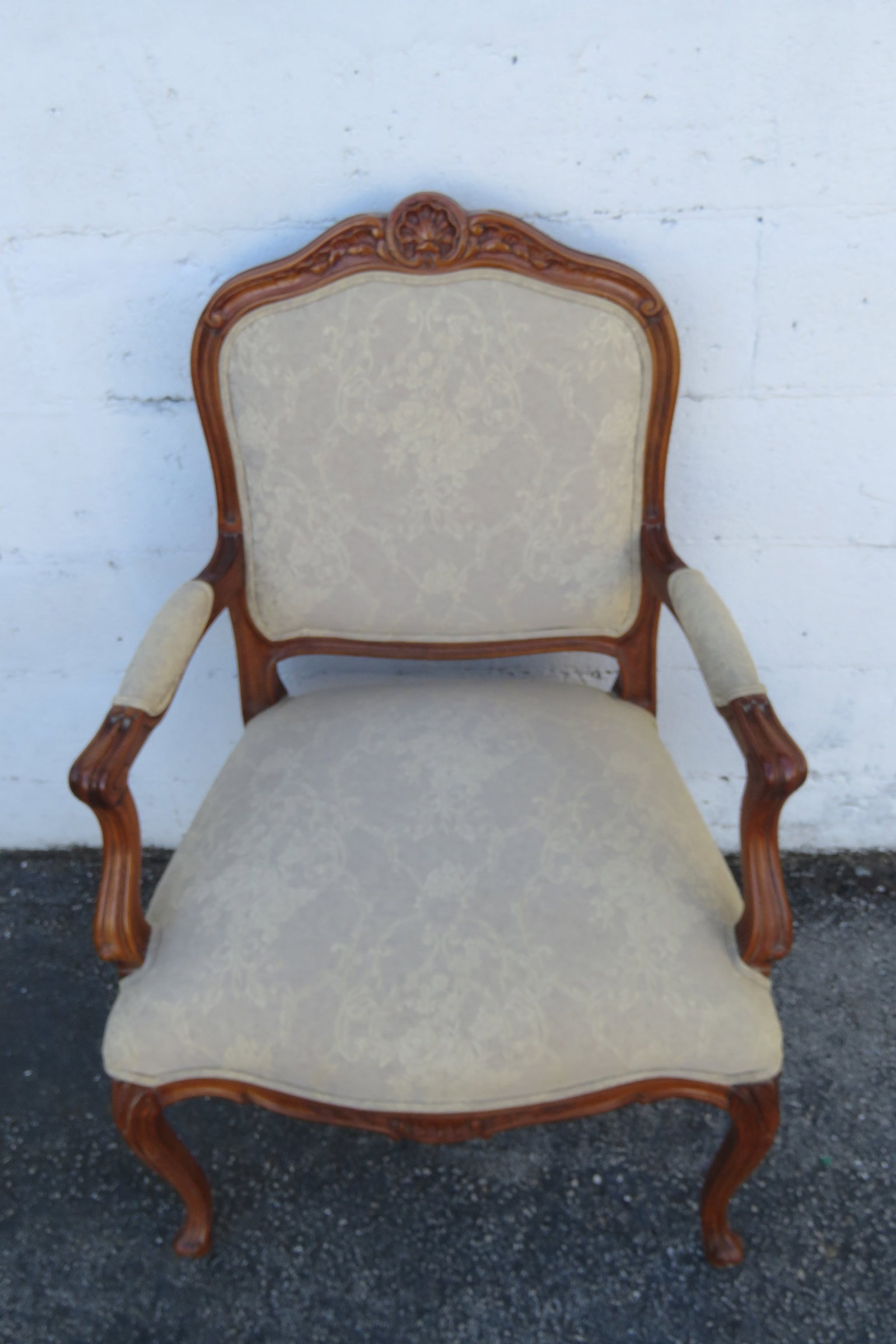 Ethan Allen French Living Bed Room Den Fireplace Side Chairs a Pair 6261 - 16