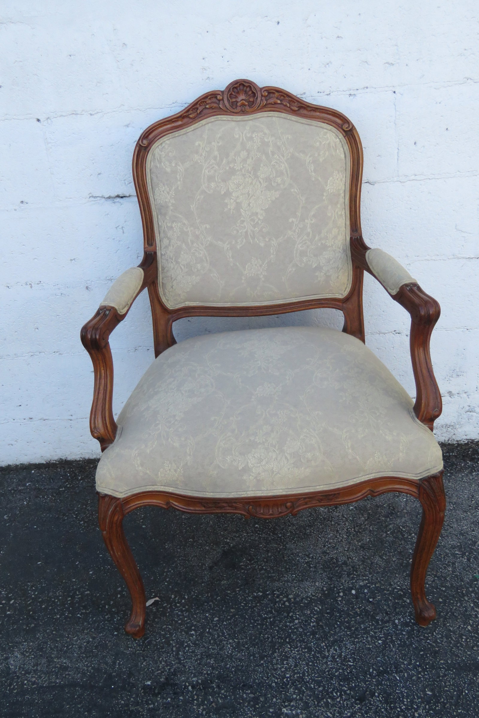 Ethan Allen French Living Bed Room Den Fireplace Side Chairs a Pair 6261 - 17