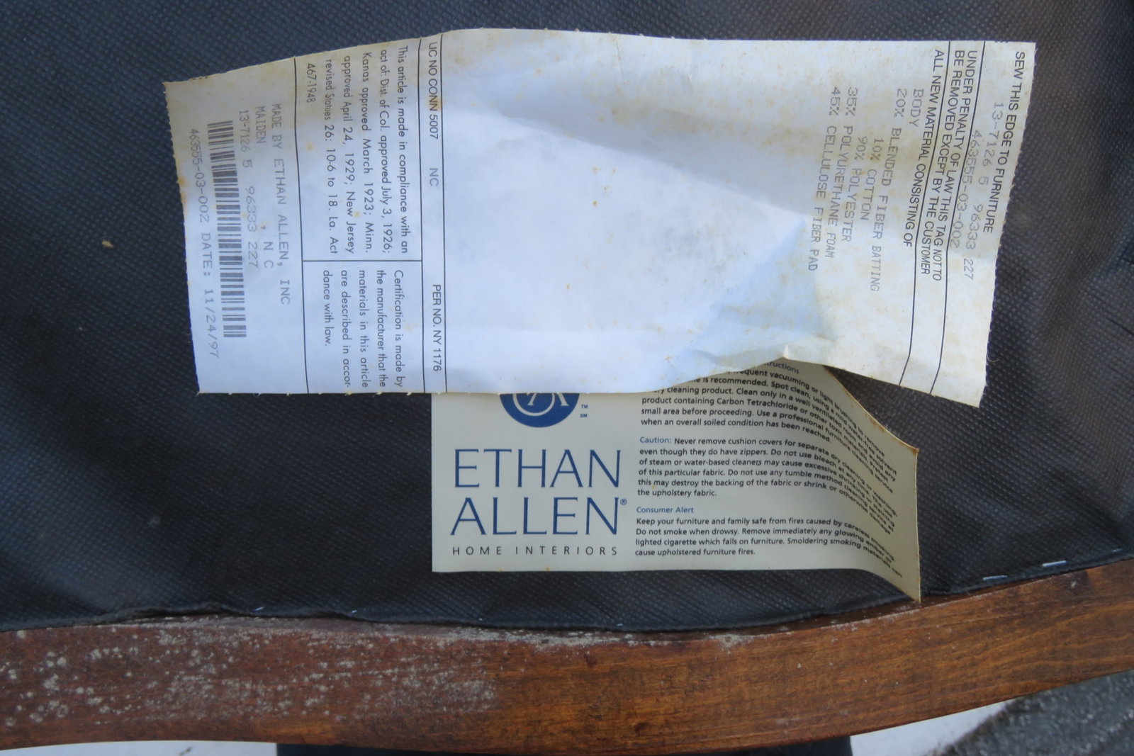 Ethan Allen French Living Bed Room Den Fireplace Side Chairs a Pair 6261 - 4
