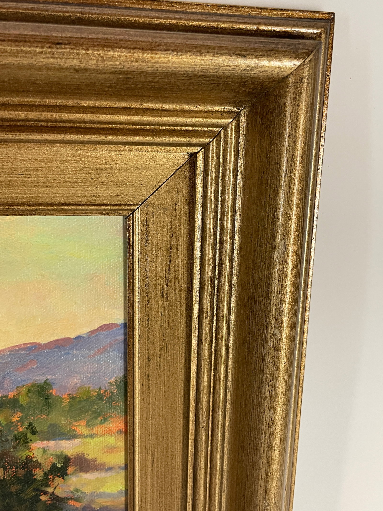 California Southwest Desert Landscape, Elaine Mathews, Oil on Board Painting - 5