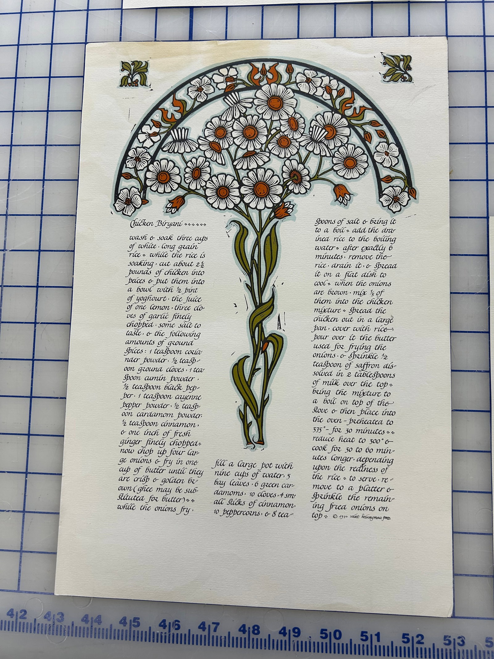 Mid 20th Century Calligraphed Prints by David L. Goines - Set of 16 - 2