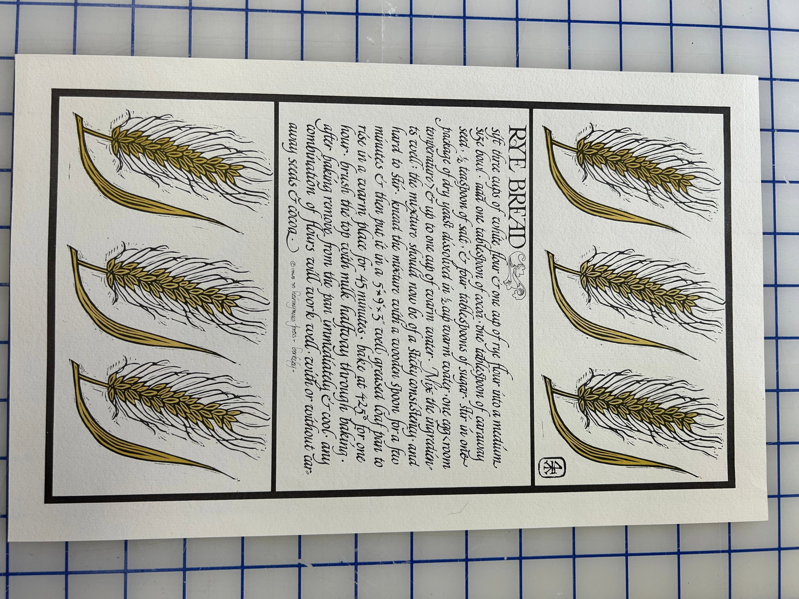 Mid 20th Century Calligraphed Prints by David L. Goines - Set of 16 - 9