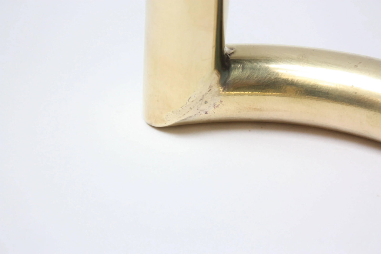 1970s Tubular Brass Candleholders - A Pair - 8