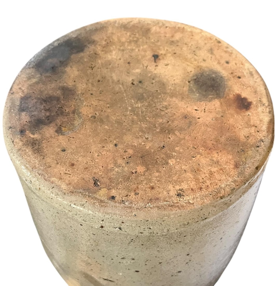 Antique 2 Gallon Salt-Glazed Stoneware Crock With Cobalt Decoration, Attributed to David Parr, c.186 - 9