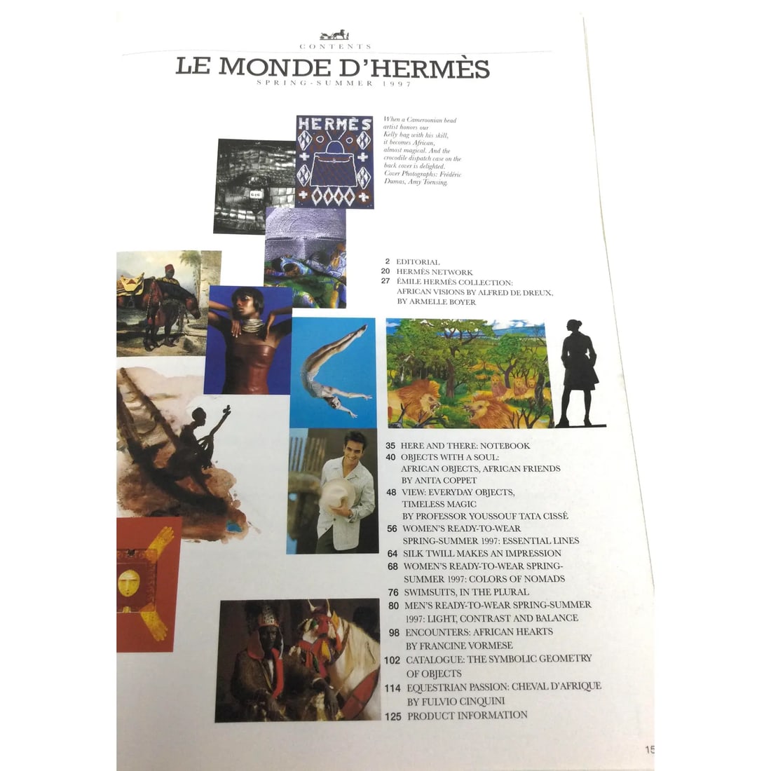 Vintage Collectible Magazine "The World of Hermes" 1997 - 3