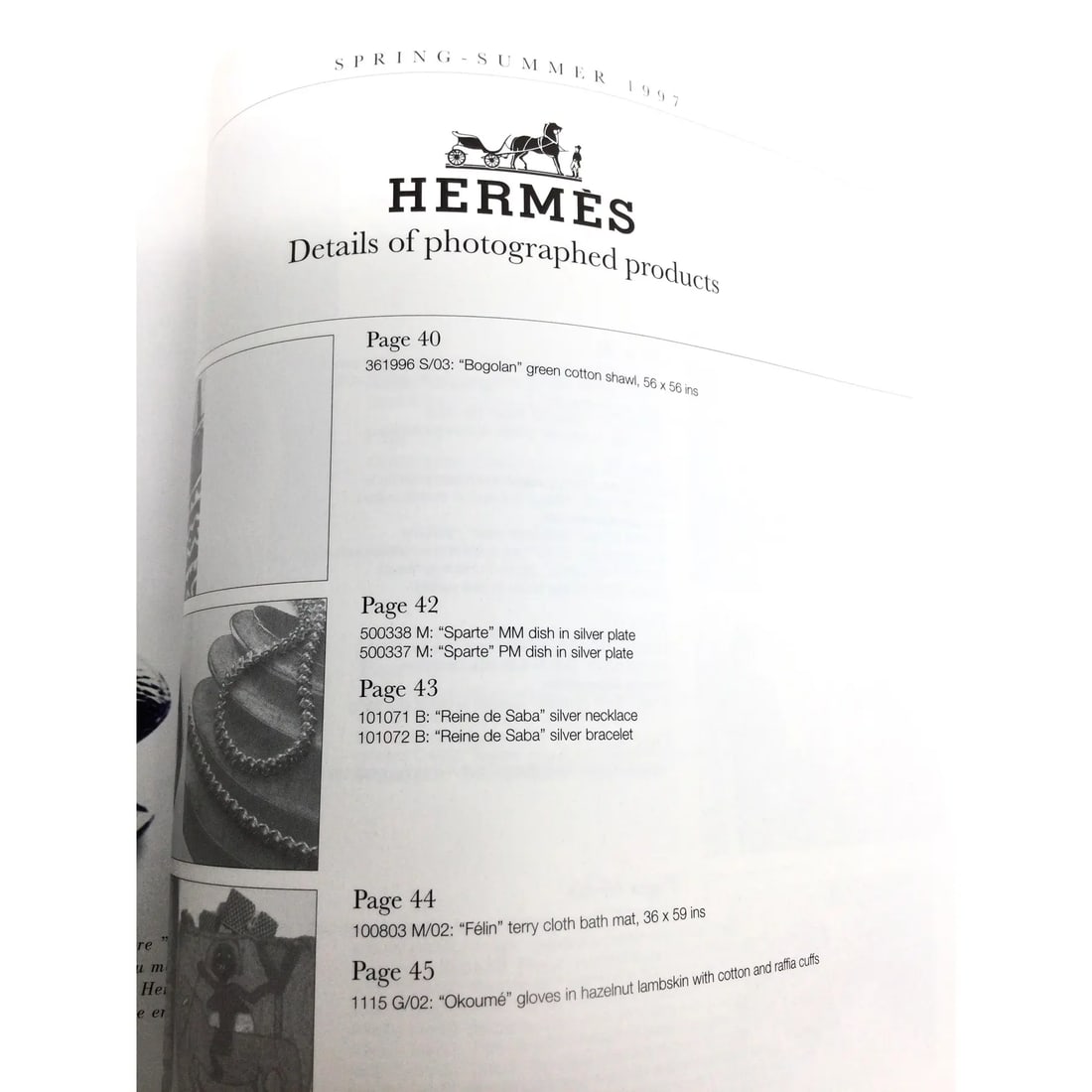 Vintage Collectible Magazine "The World of Hermes" 1997 - 4