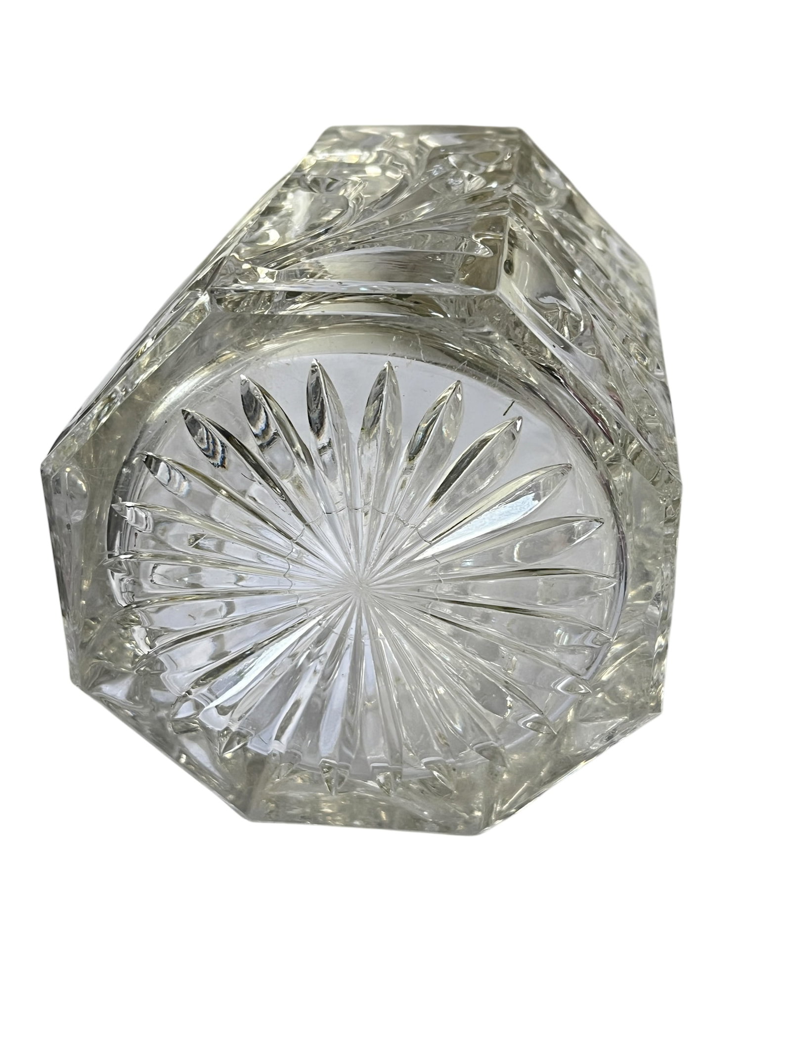 Vintage Glass Jar With Ornate Cherub Metal Lid - Vanity Barware Biscuit or Tobacco Jar - 7