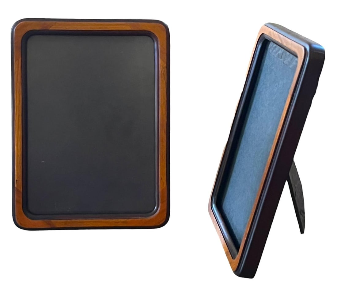 1970s Pair of Danish Modern Solid Wood Picture Frames for 5x7 Photos - 3