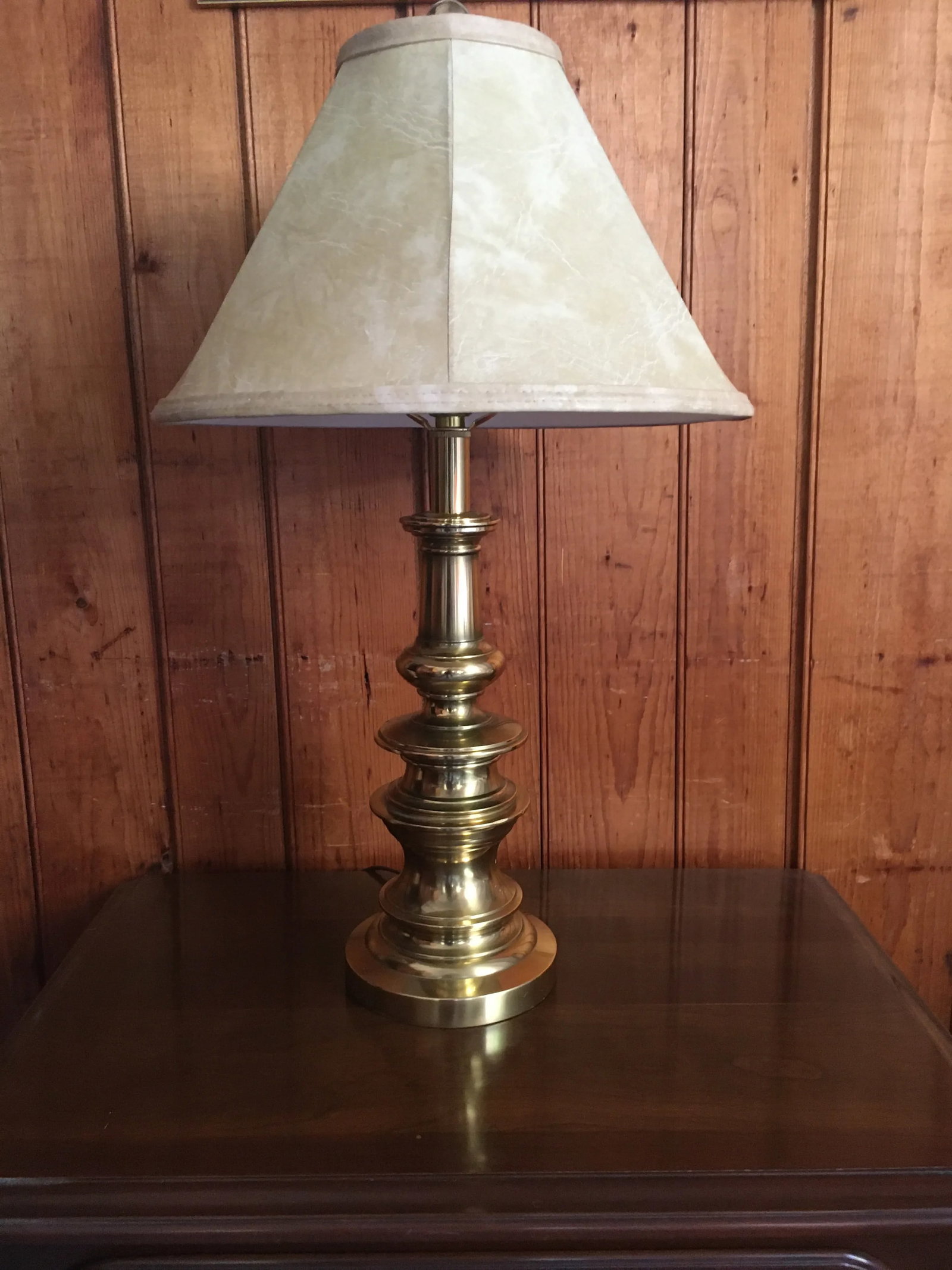 1970s Stiffel Brass Table Lamp - 6