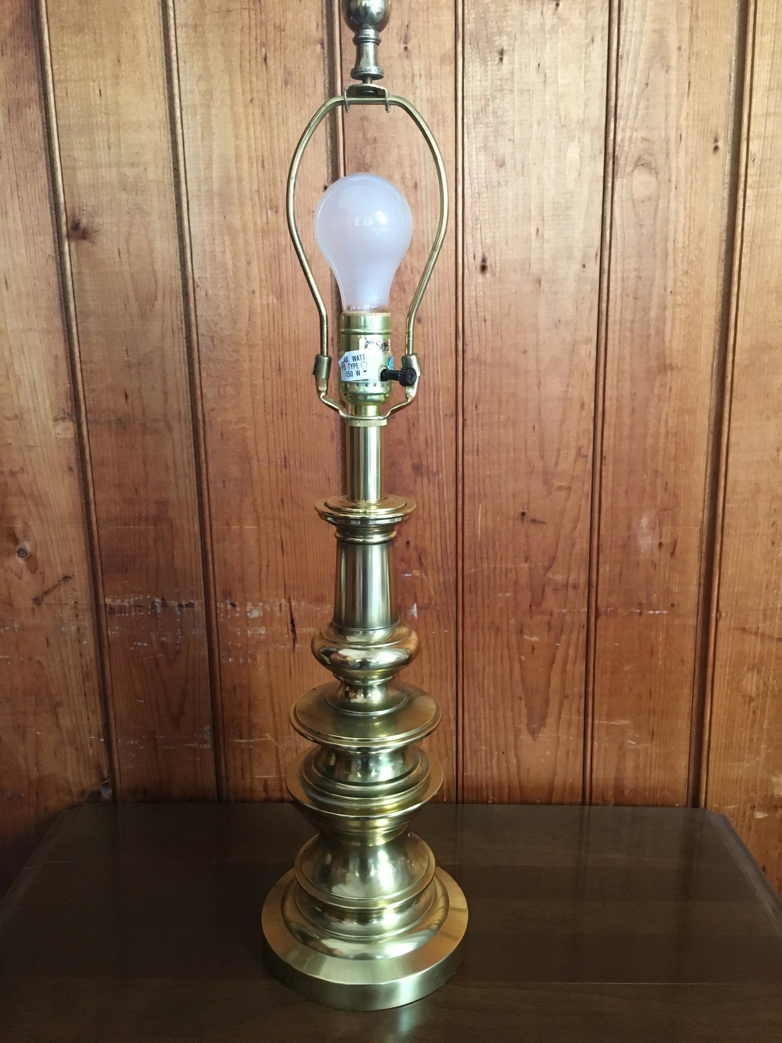 1970s Stiffel Brass Table Lamp - 7