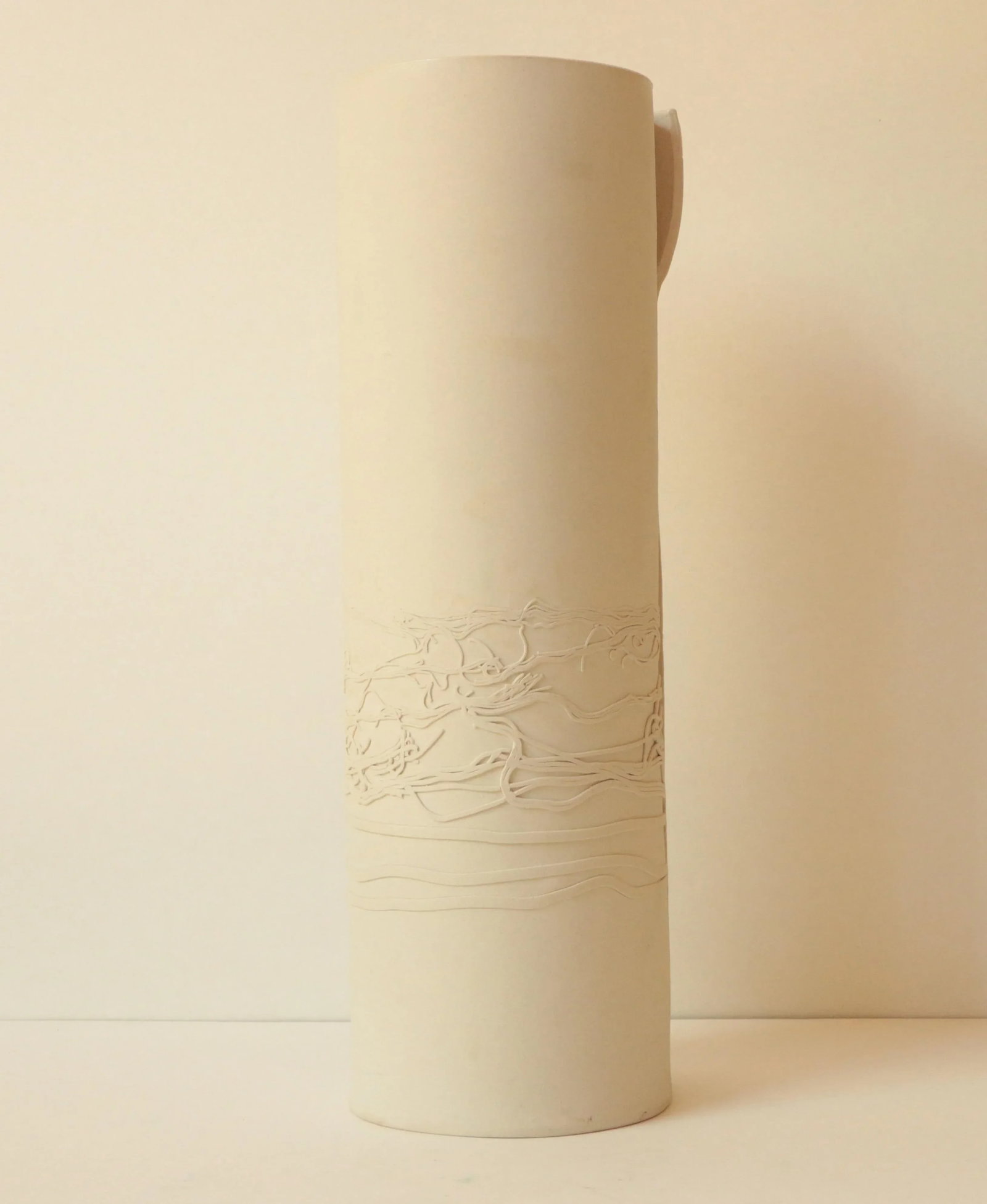 Romilla Batra White Bisque Porcelain Vase - 2