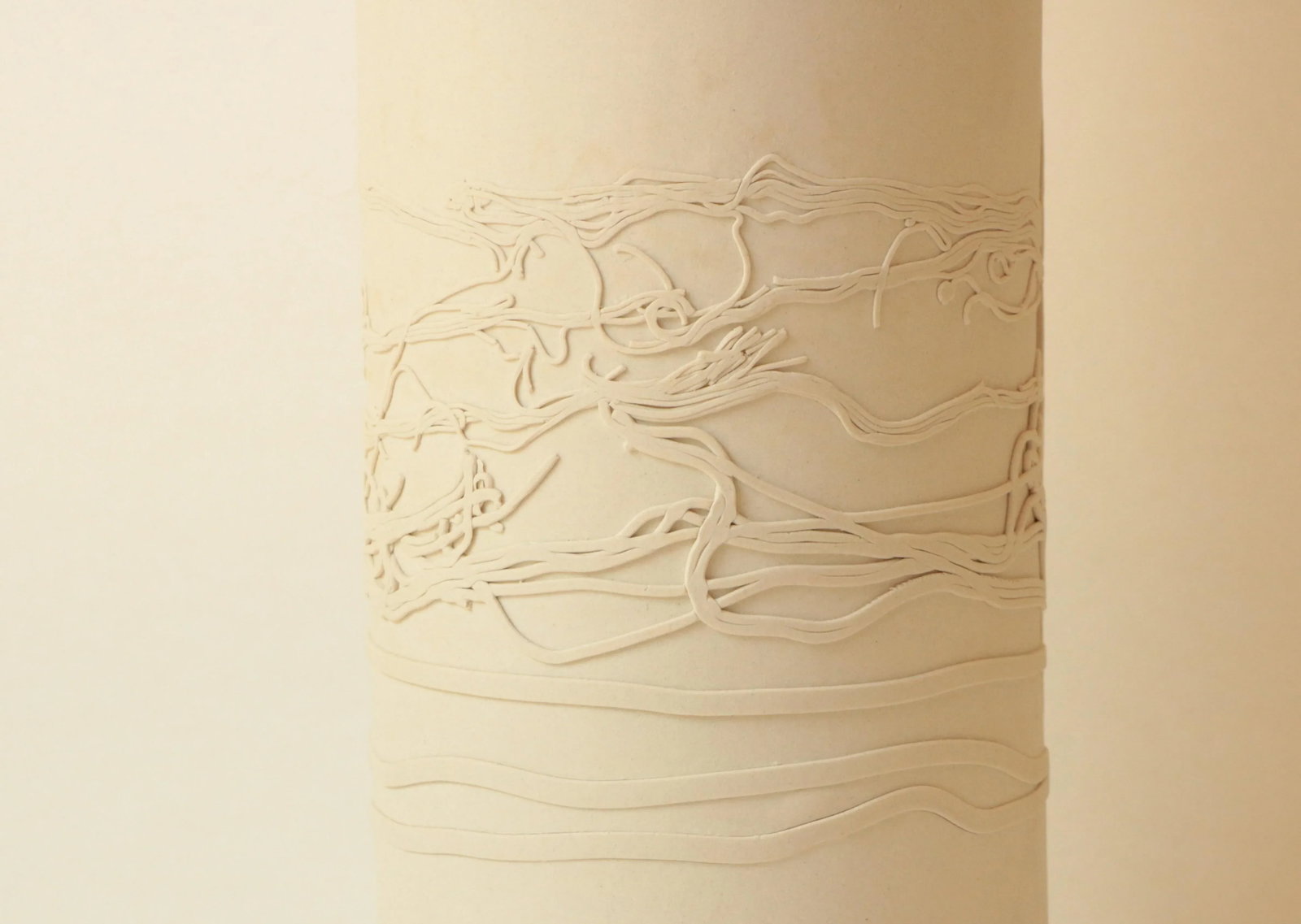 Romilla Batra White Bisque Porcelain Vase - 3
