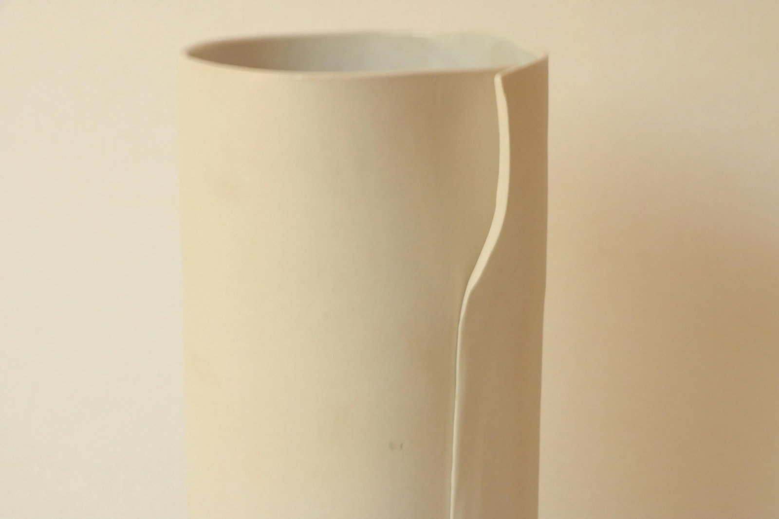 Romilla Batra White Bisque Porcelain Vase - 4