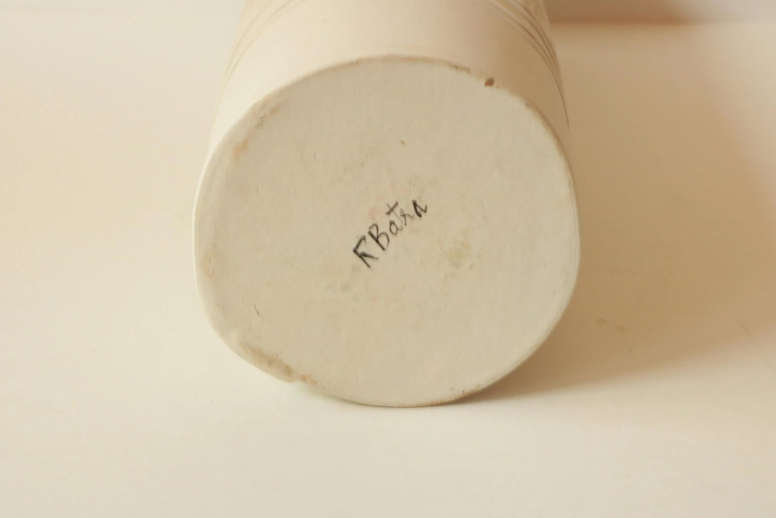 Romilla Batra White Bisque Porcelain Vase - 6