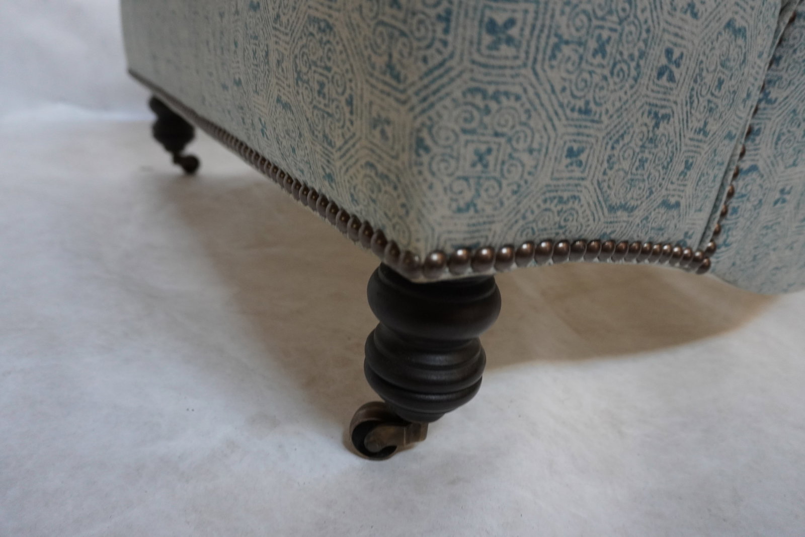 Upholstered Armchair in the Lola Sky Blue by Cisco Home - 11