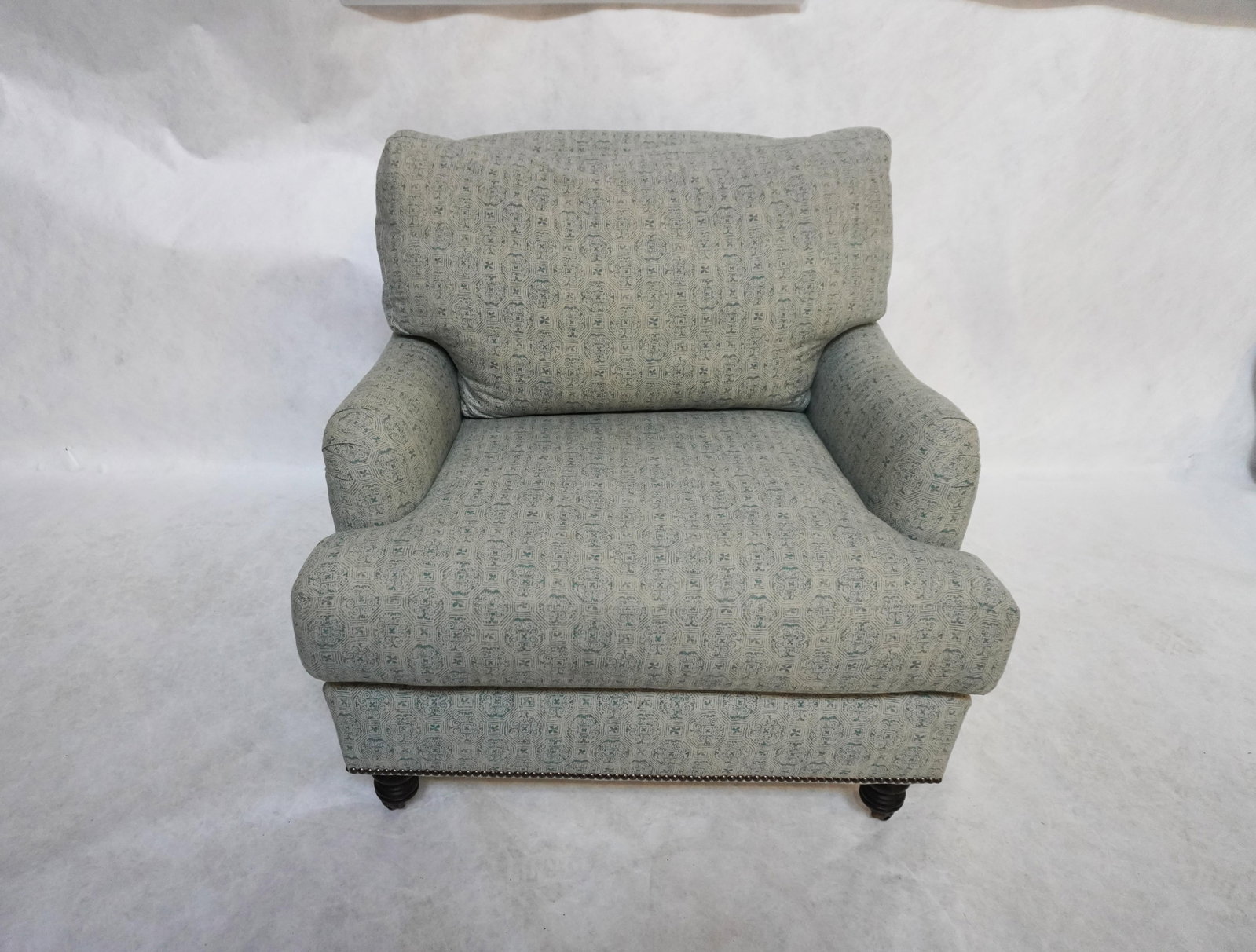 Upholstered Armchair in the Lola Sky Blue by Cisco Home - 2