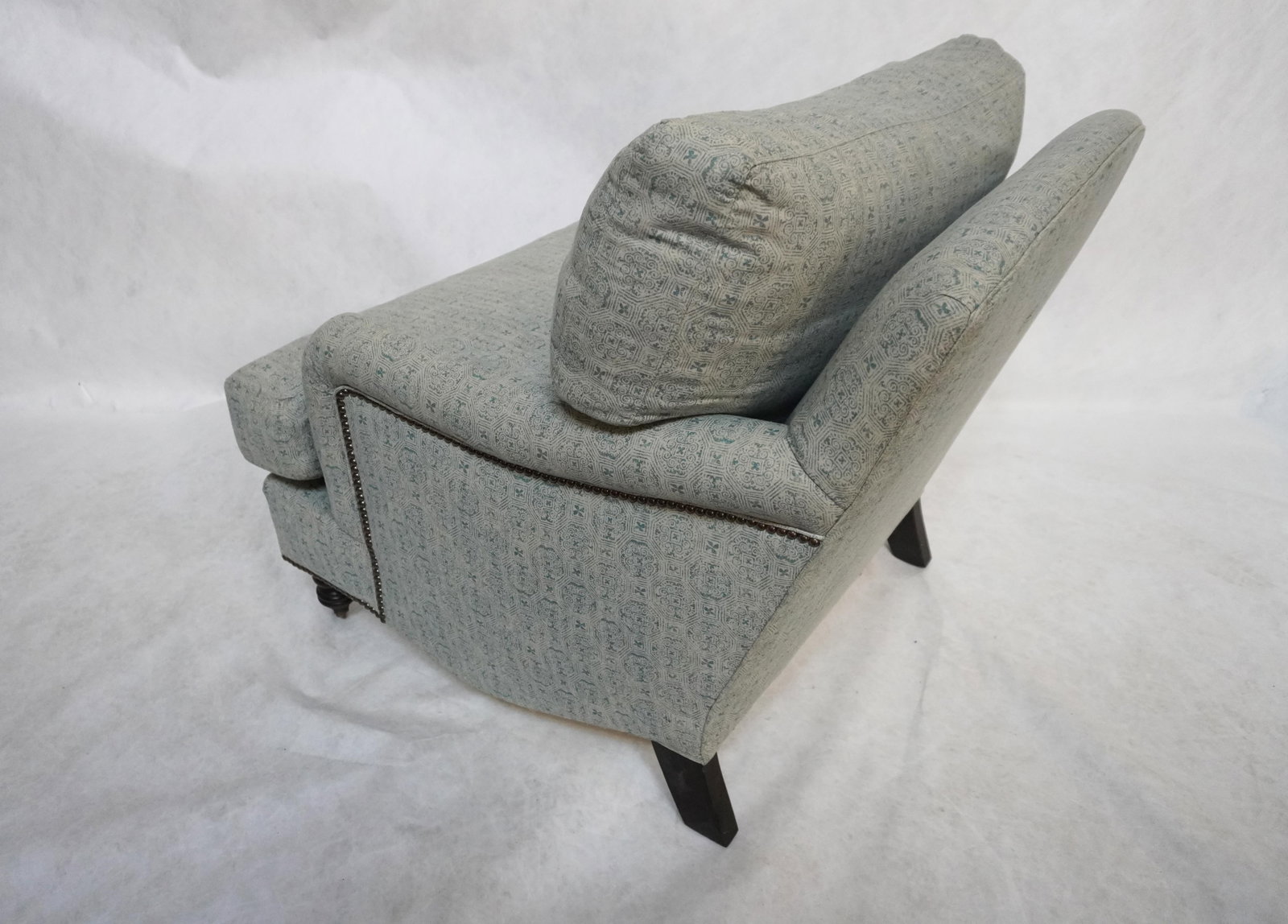 Upholstered Armchair in the Lola Sky Blue by Cisco Home - 8