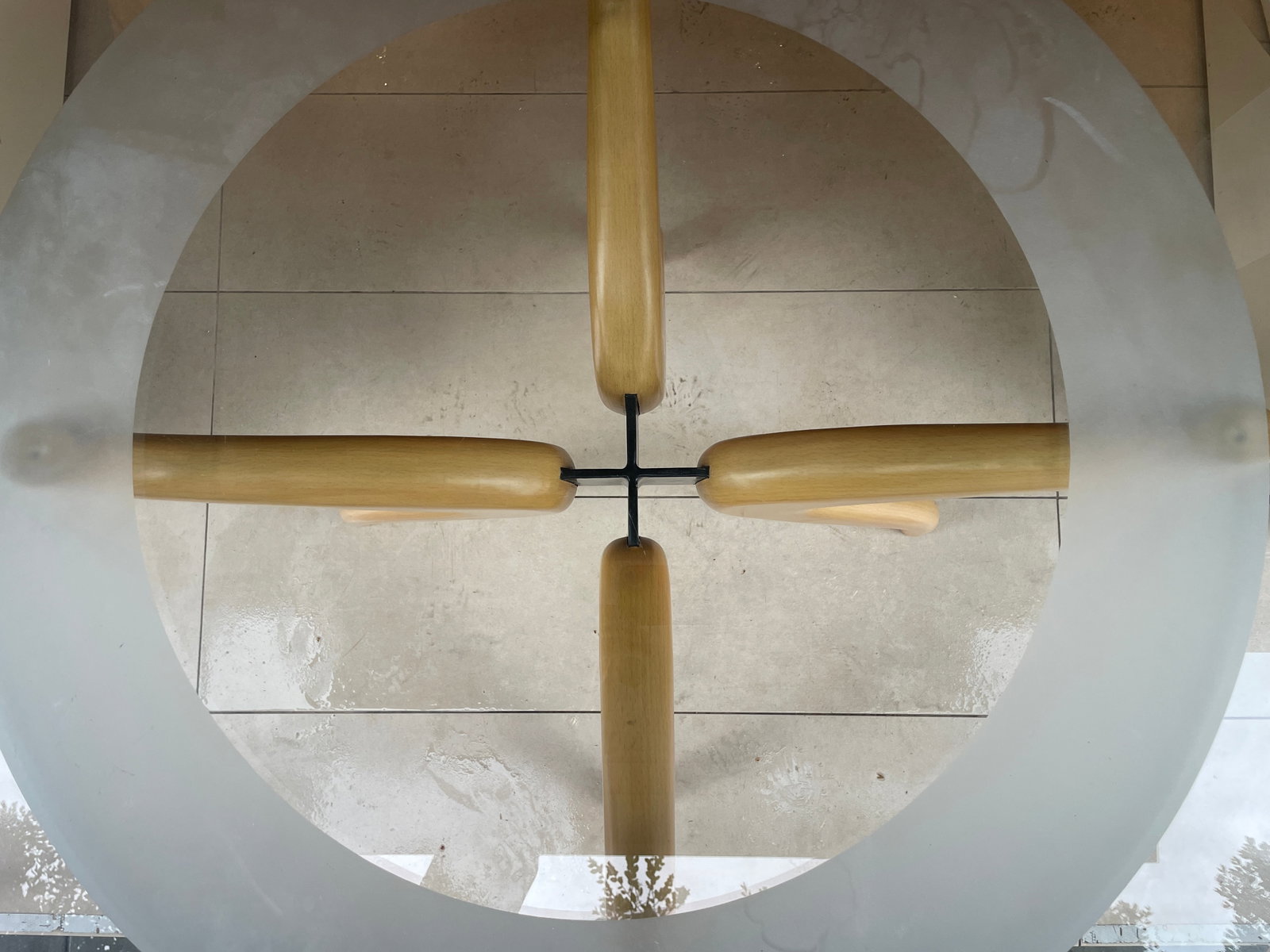Round Italian Dining Table Circa 1980s - 8