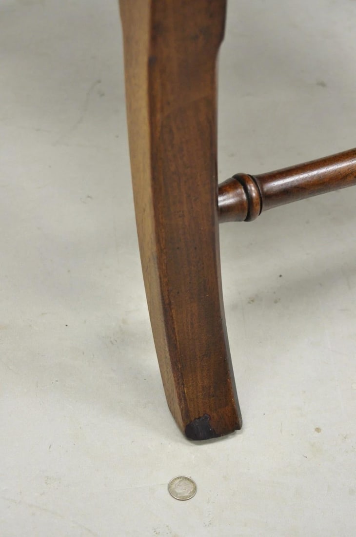 Late 20th Century Henredon Aston Court Chinoiserie Georgian Mahogany Dining Arm Chairs - A Pair - 16