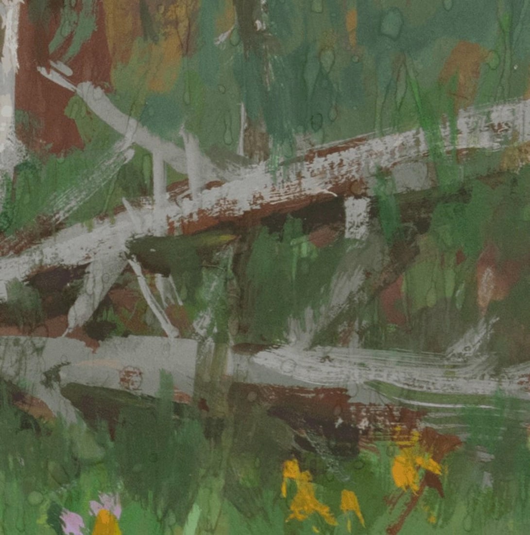 Flowers, Showers by Judd Mercer | Gouache On Paper Floral landscape with various wildflowers. - 5