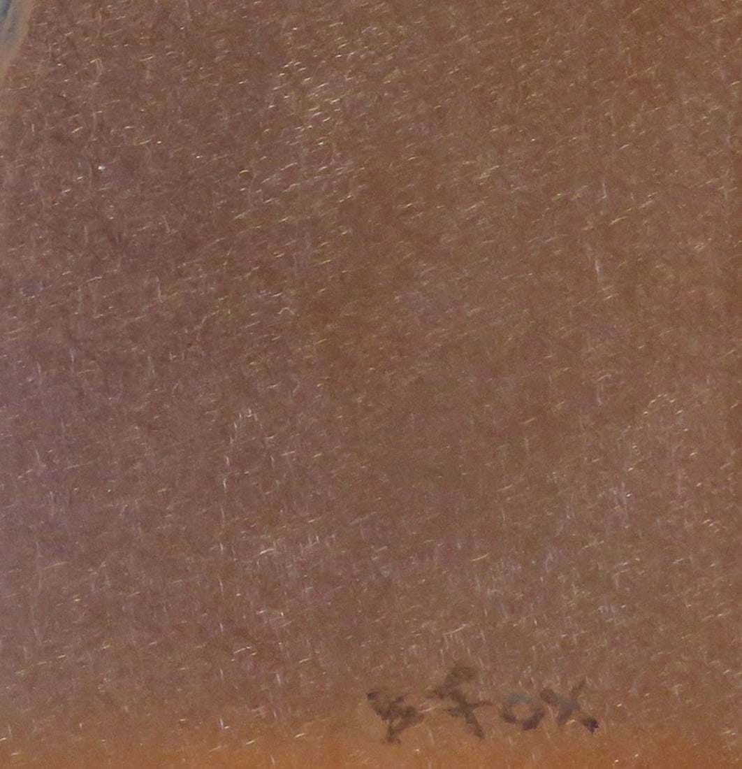 A Willing Spirit #7 by Barbara Fox | Oil on Copper Painting of a white horse head - 2