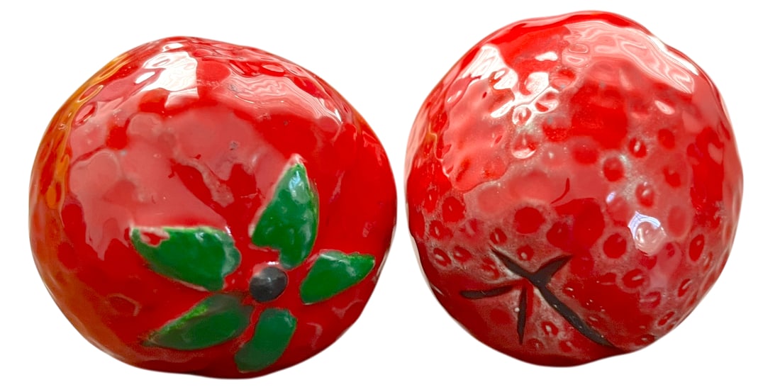 Set of 11 Vintage Italian Life-Size Ceramic Fruits - Hand-Painted Trompe L'Oeil Collection, Apples, - 6