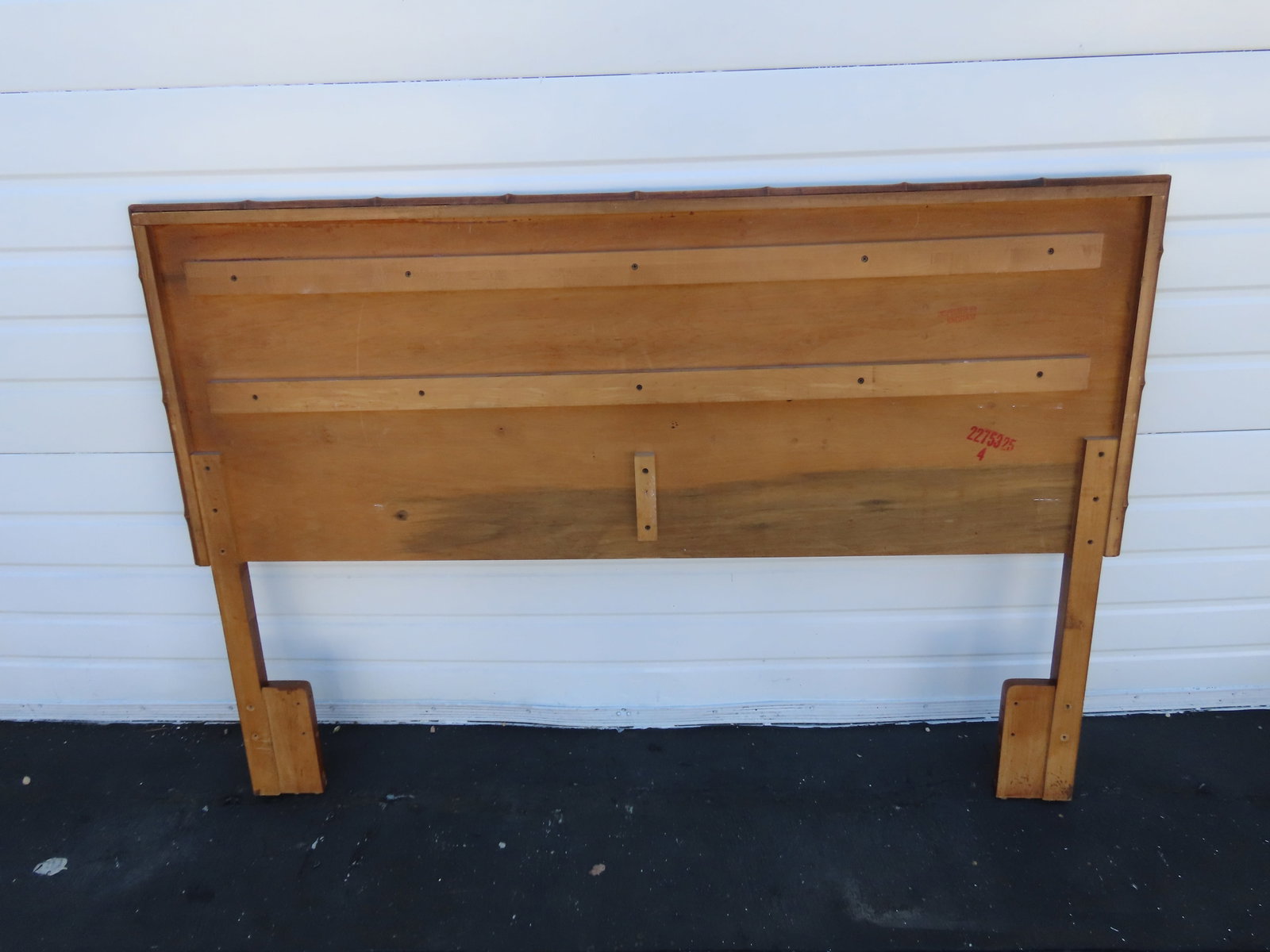 American of Martinsville Hollywood Regency Bamboo Full Queen Size Headboard 6452 - 9