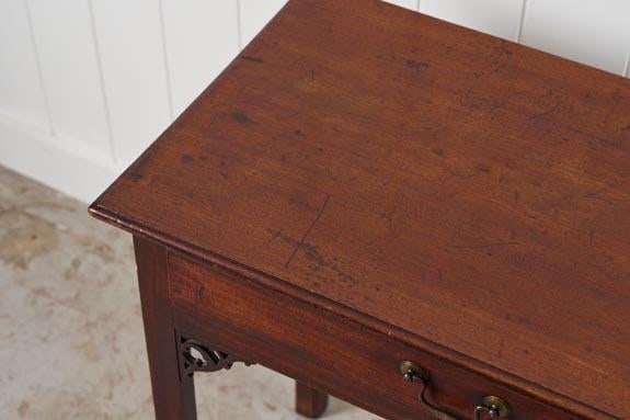 Single Drawer Georgian Side Table (c.1800) - 11