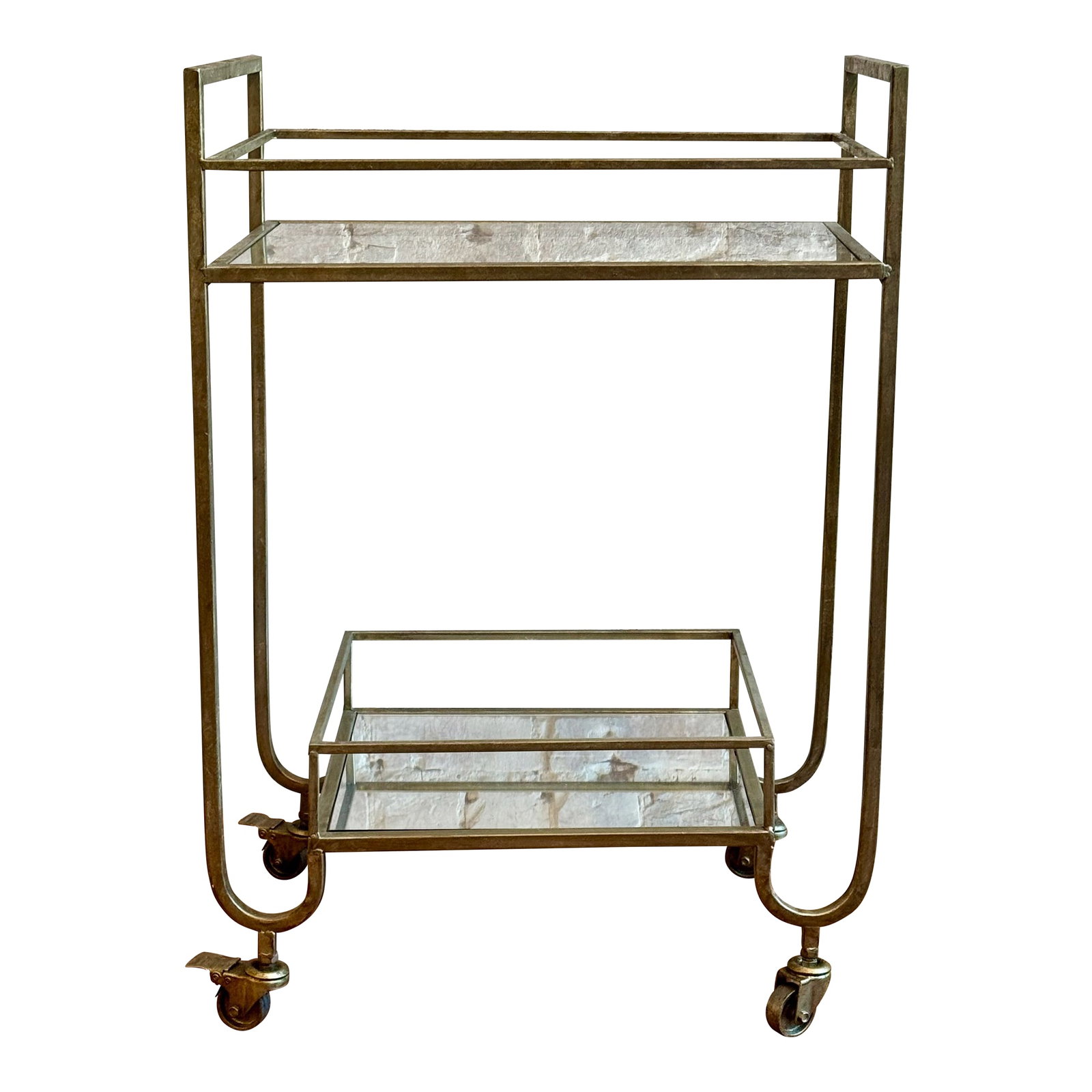 19th Century Summit Gold Bar Cart (1 of 5)