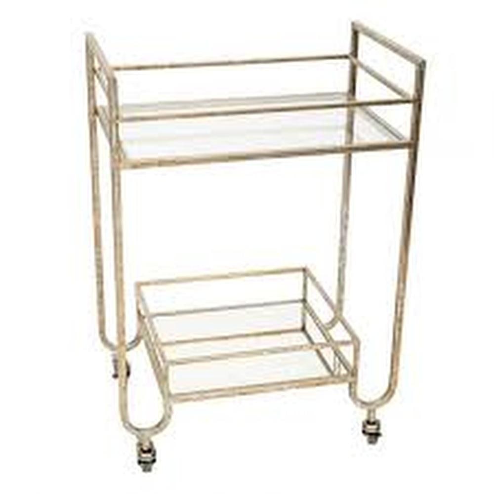 19th Century Summit Gold Bar Cart - 5