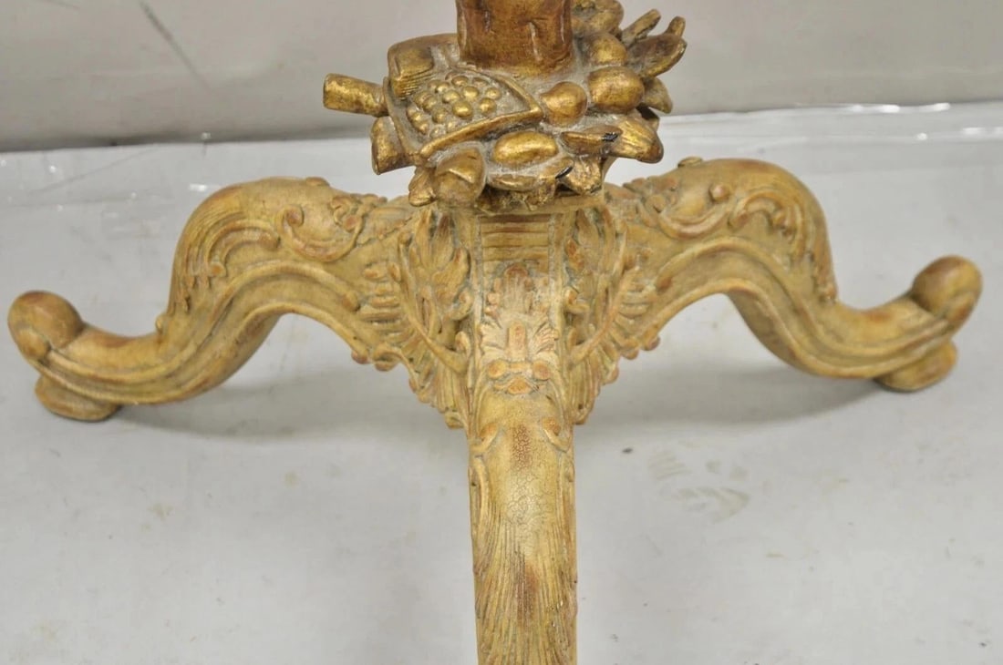 Late 20th Century Maitland Smith Italian Grotto Style Branch and Bird Figural Pedestal Side Table - 7