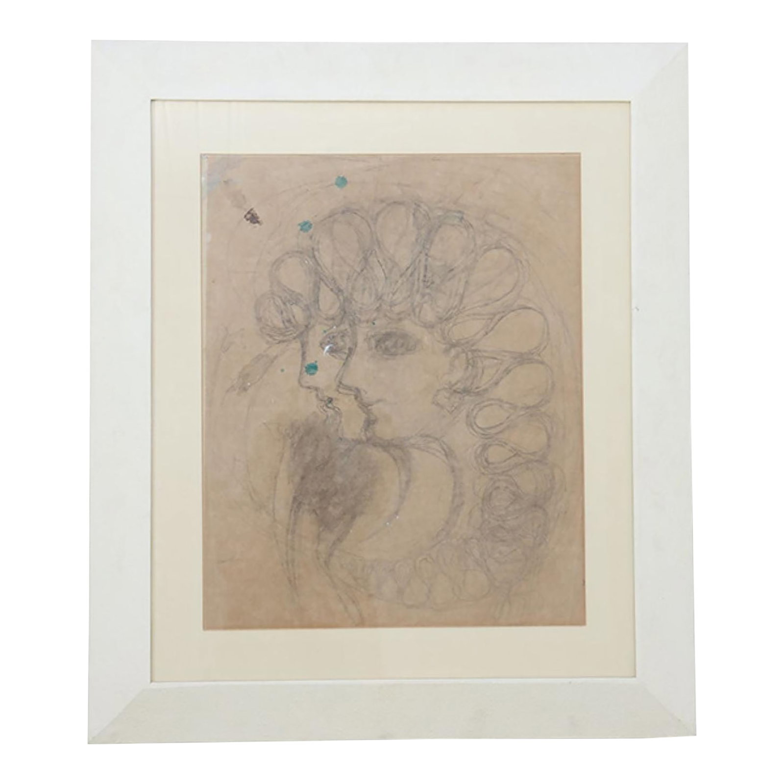 Mid 20th Century Framed Gio Ponti Drawing (1 of 6)