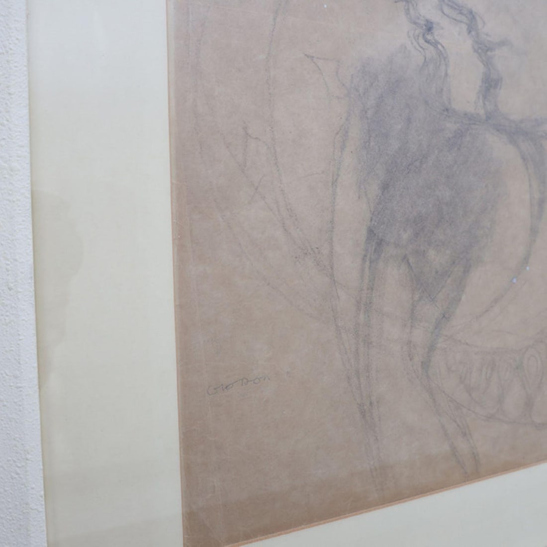 Mid 20th Century Framed Gio Ponti Drawing - 5