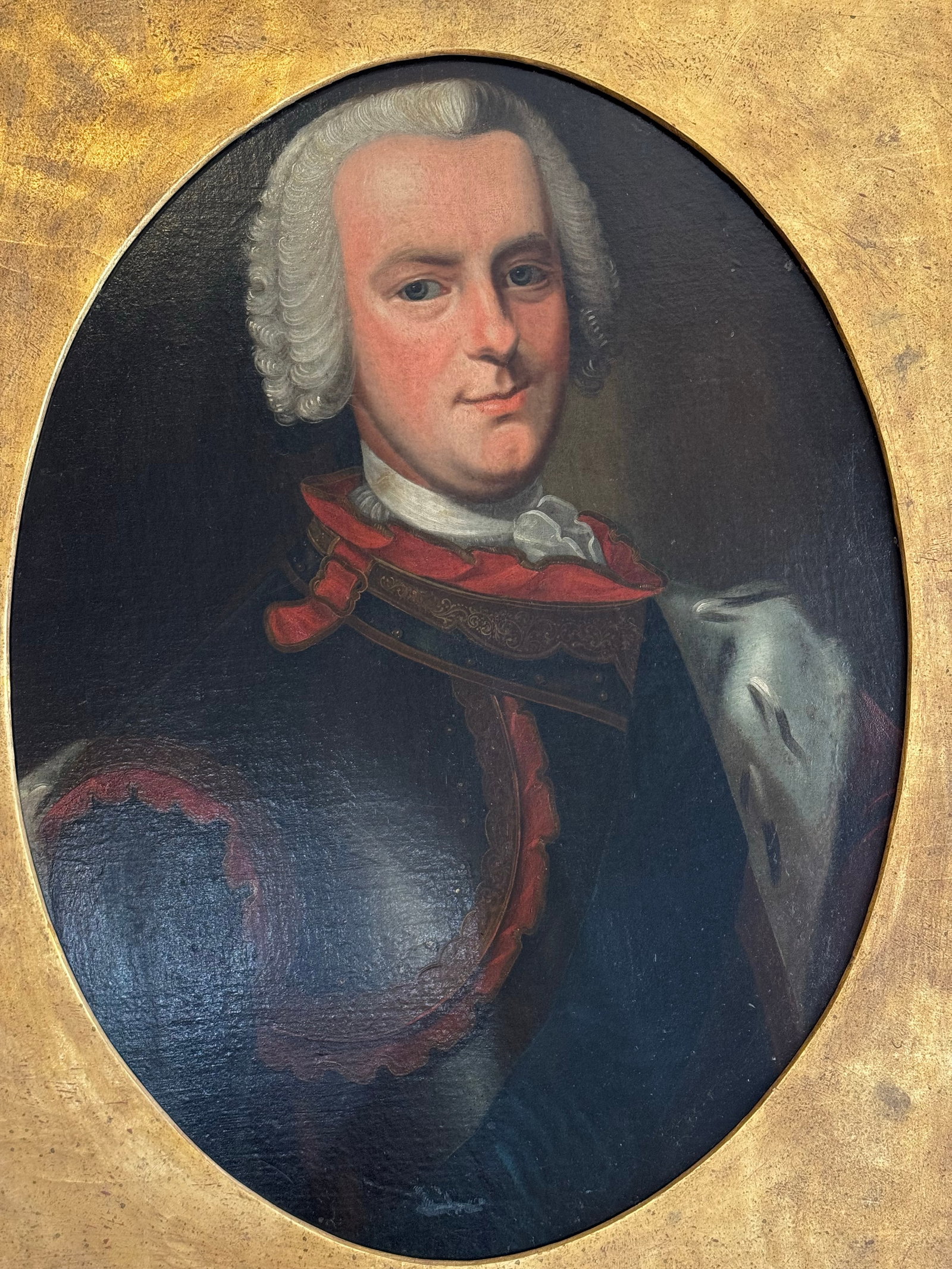 Antique Portrait Painting of King George I - 2