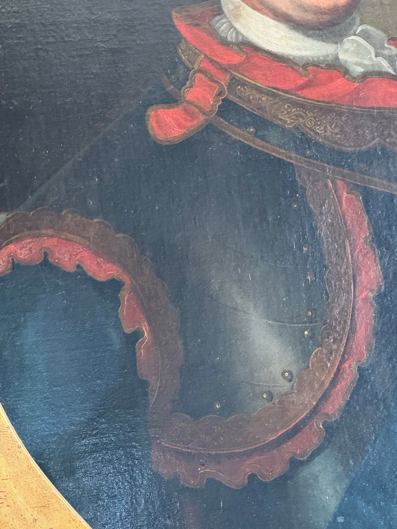 Antique Portrait Painting of King George I - 4