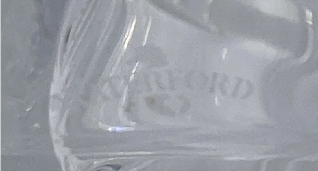 Vintage Waterford Cut Crystal Castleton Oval Vase - 7
