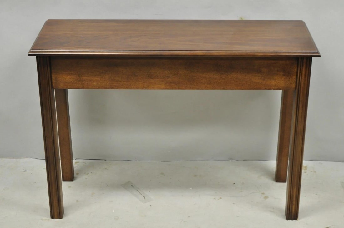 Vintage Lane Altavista Georgian Chippendale Cherry Wood Small Console Table - 14