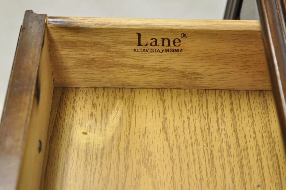 Vintage Lane Altavista Georgian Chippendale Cherry Wood Small Console Table - 8