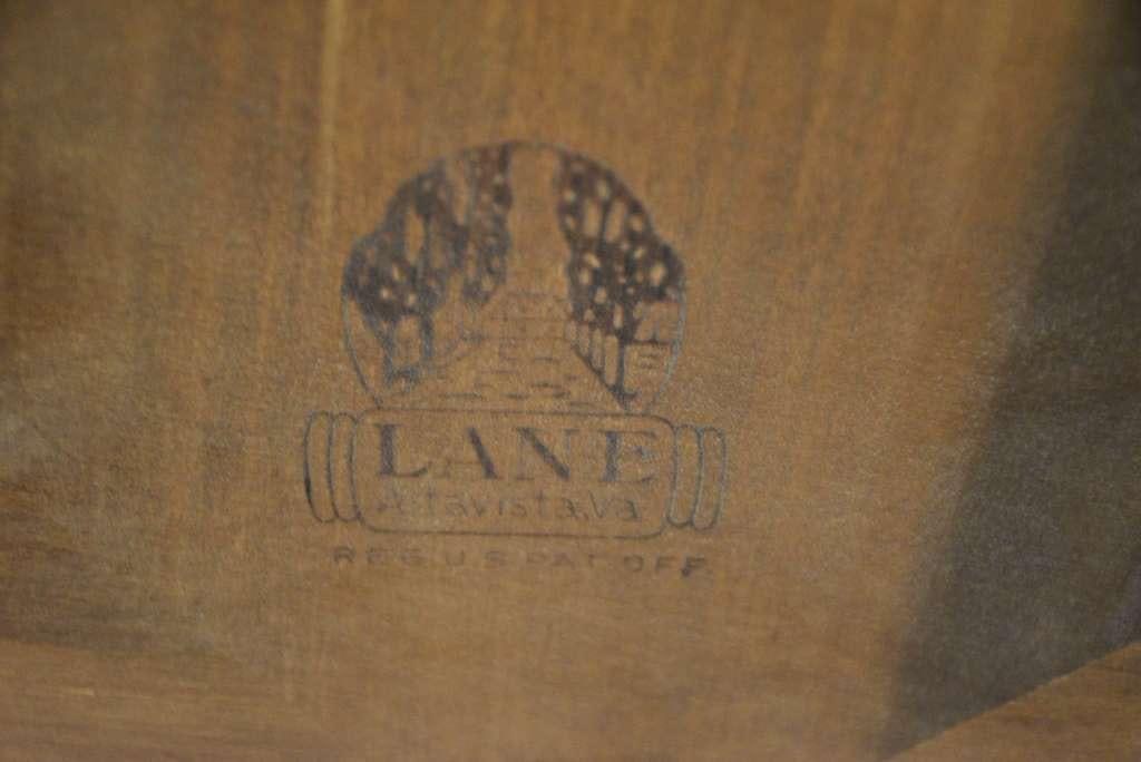 1960s Refinished Lane Rhythm Round 28" End Table - 8