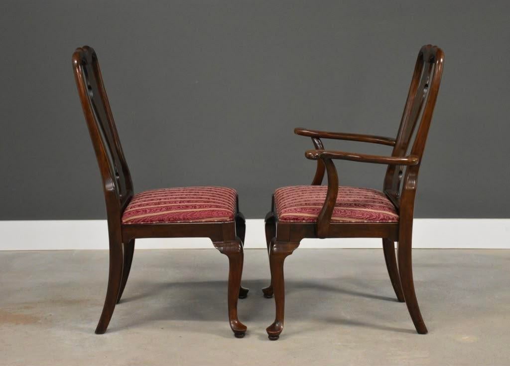Cherry Dining Chairs by Ethan Allen - Set of 6 - 2